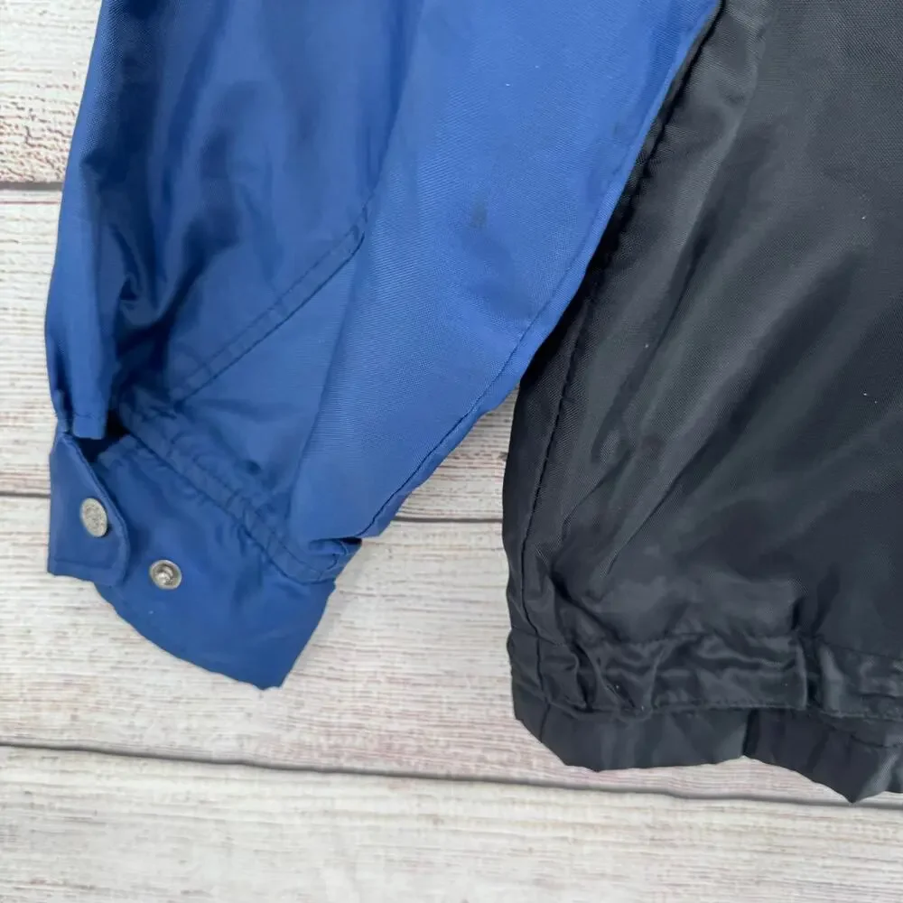 Vintage Rusty Thermolite Quilt Lined Insulated Jacket Mens Medium Blue Black‎